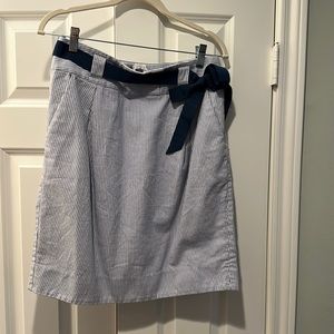 Anthropologie Edme & Esyllte blue and white skirt